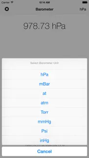 How to cancel & delete barometer and altimeter 4