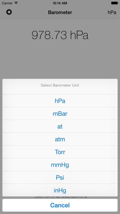 Barometer and Altimeter screenshot-3