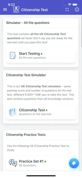 Game screenshot UK Citizenship Test hack