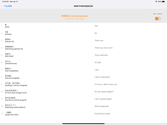 Learn Chinese words with ST iPad screenshot 8 - Education app