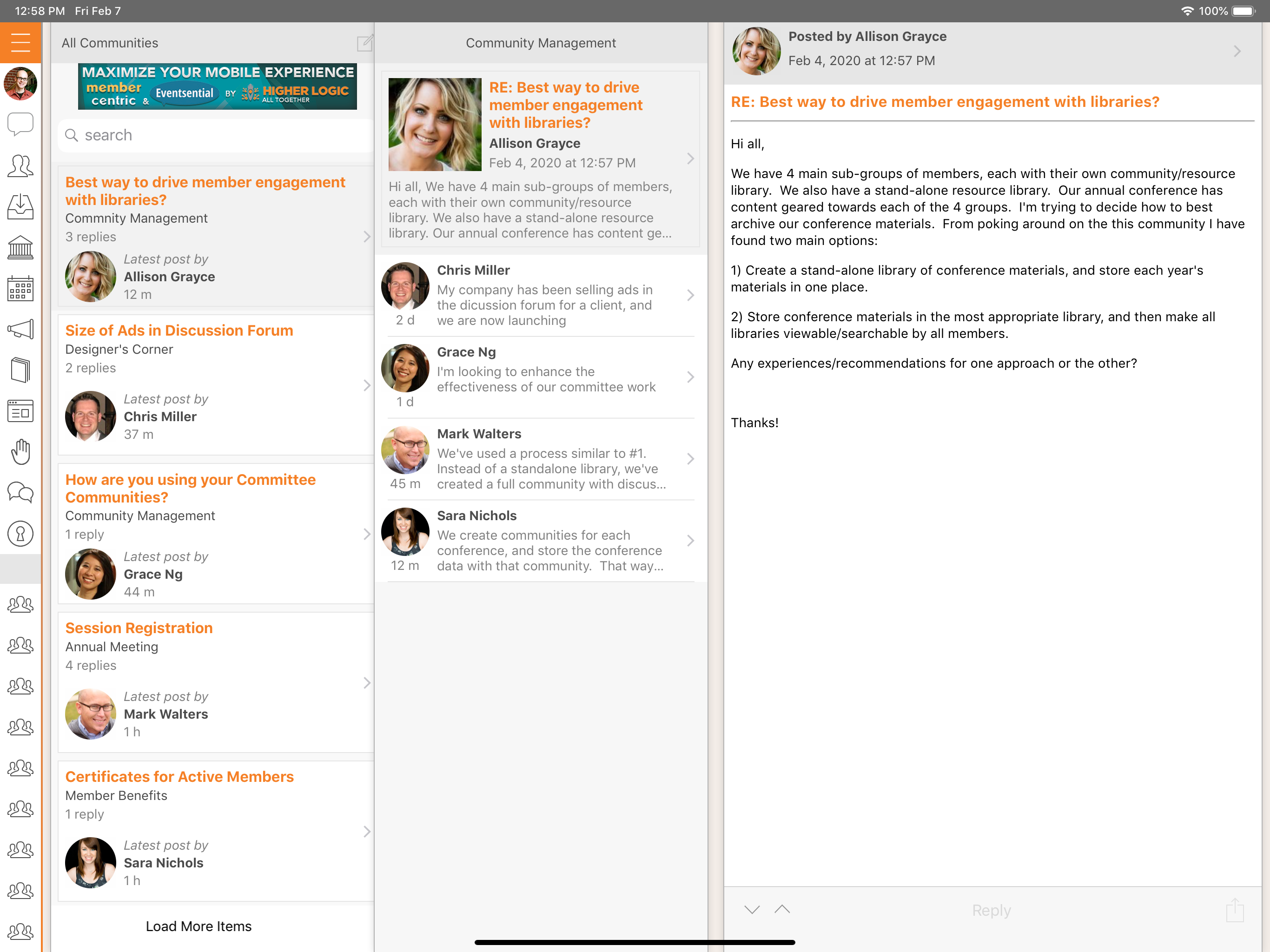 Higher Logic Users Group