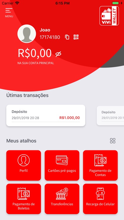 Conta Digital ViViPay