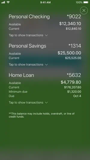 Vida FCU Mobile Banking screenshot 1