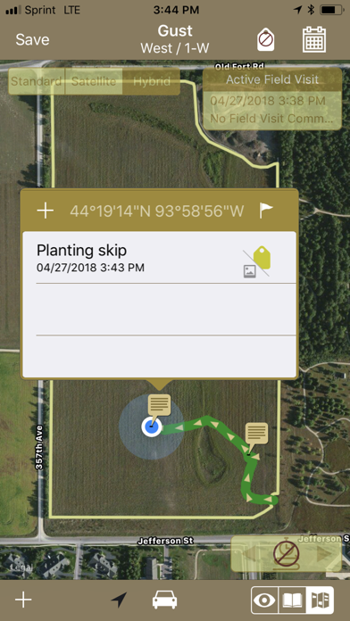 FieldX GeoNotes Screenshot