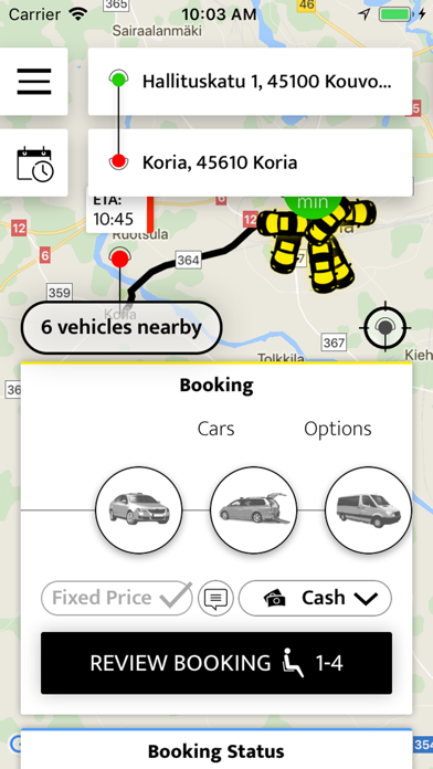 Taksi Kymenlaakso screenshot 3