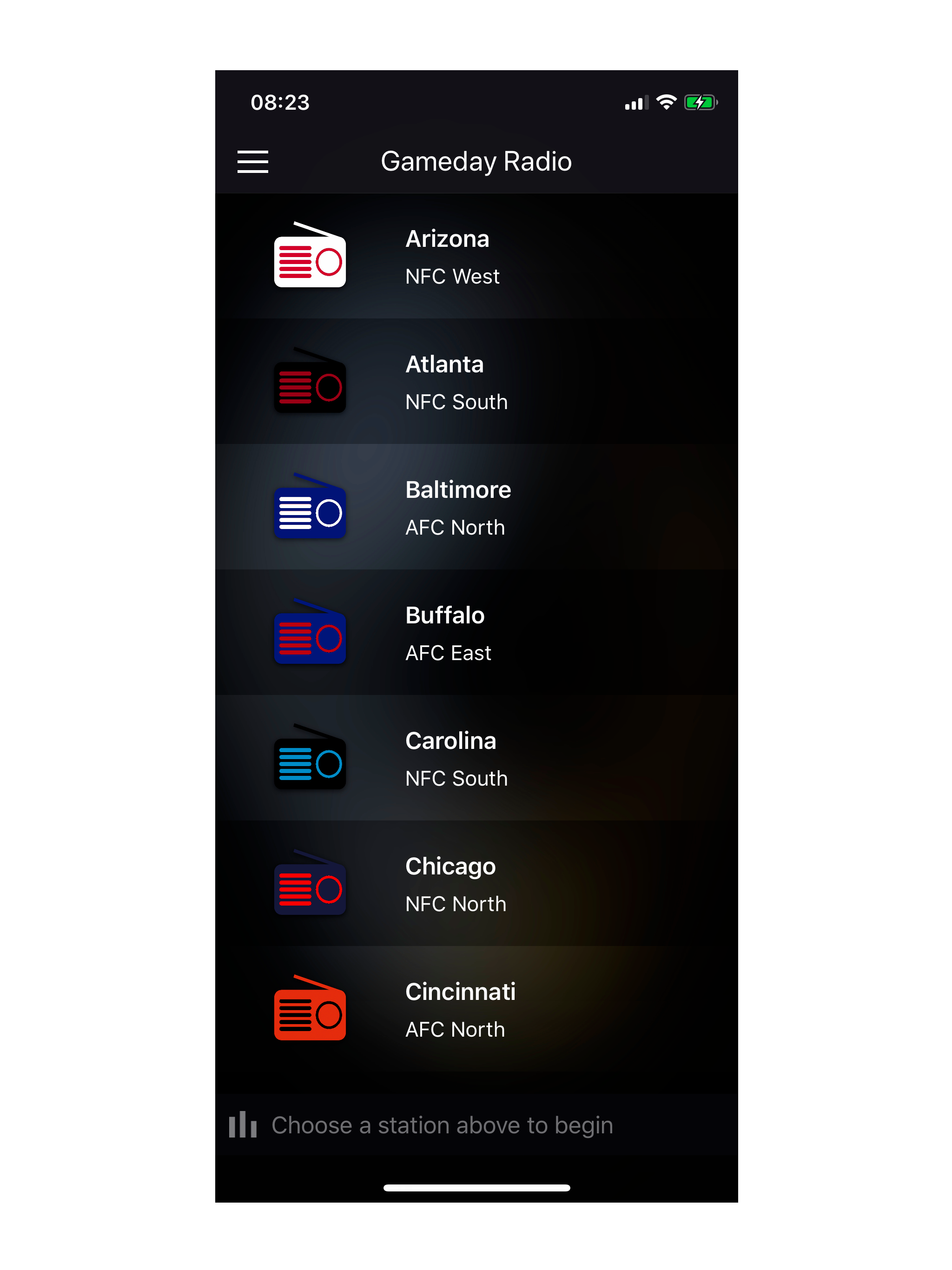 Gameday Radio screenshot 4