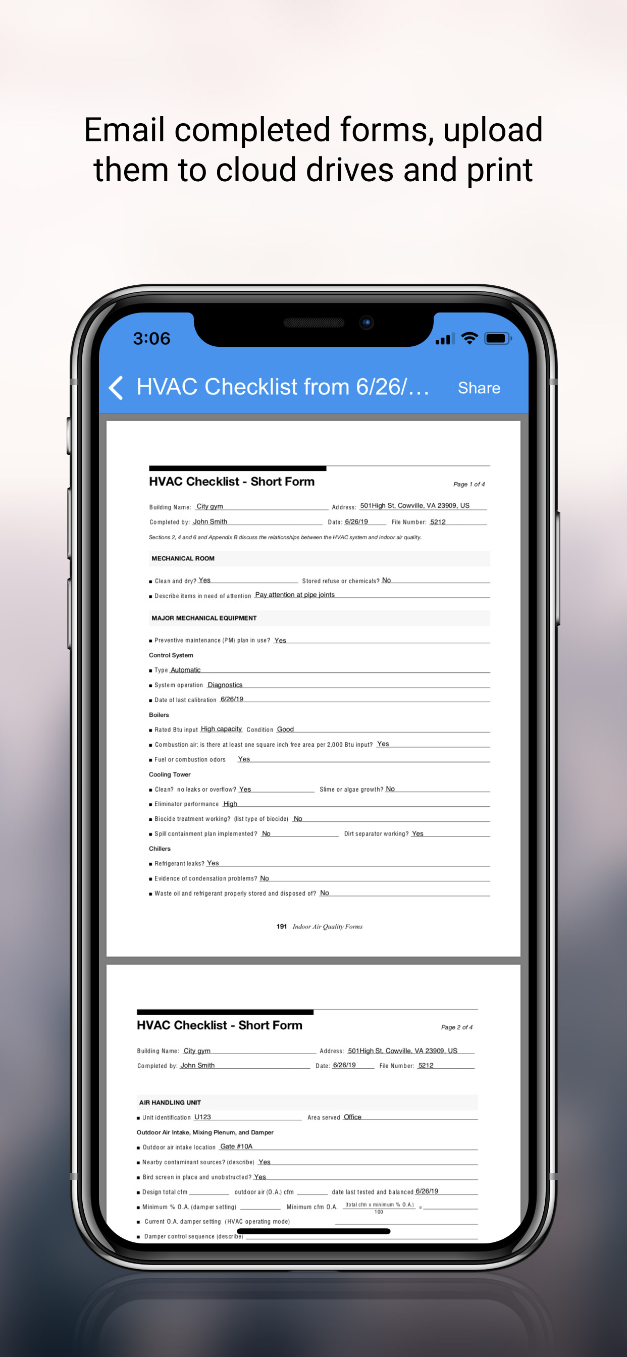 HVAC Inspection Checklist screenshot 5