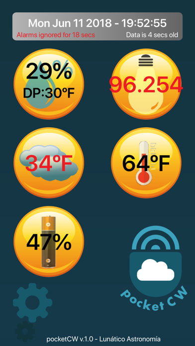 Pocket CloudWatcher screenshot 2