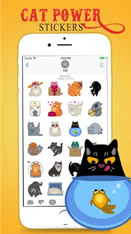 Game screenshot Midnight CatPower Sticker Pack hack
