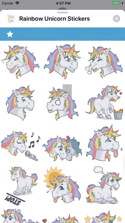 Rainbow Unicorn Stickers screenshot-7