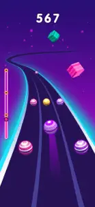 Color Ball Race-Music Game screenshot #3 for iPhone