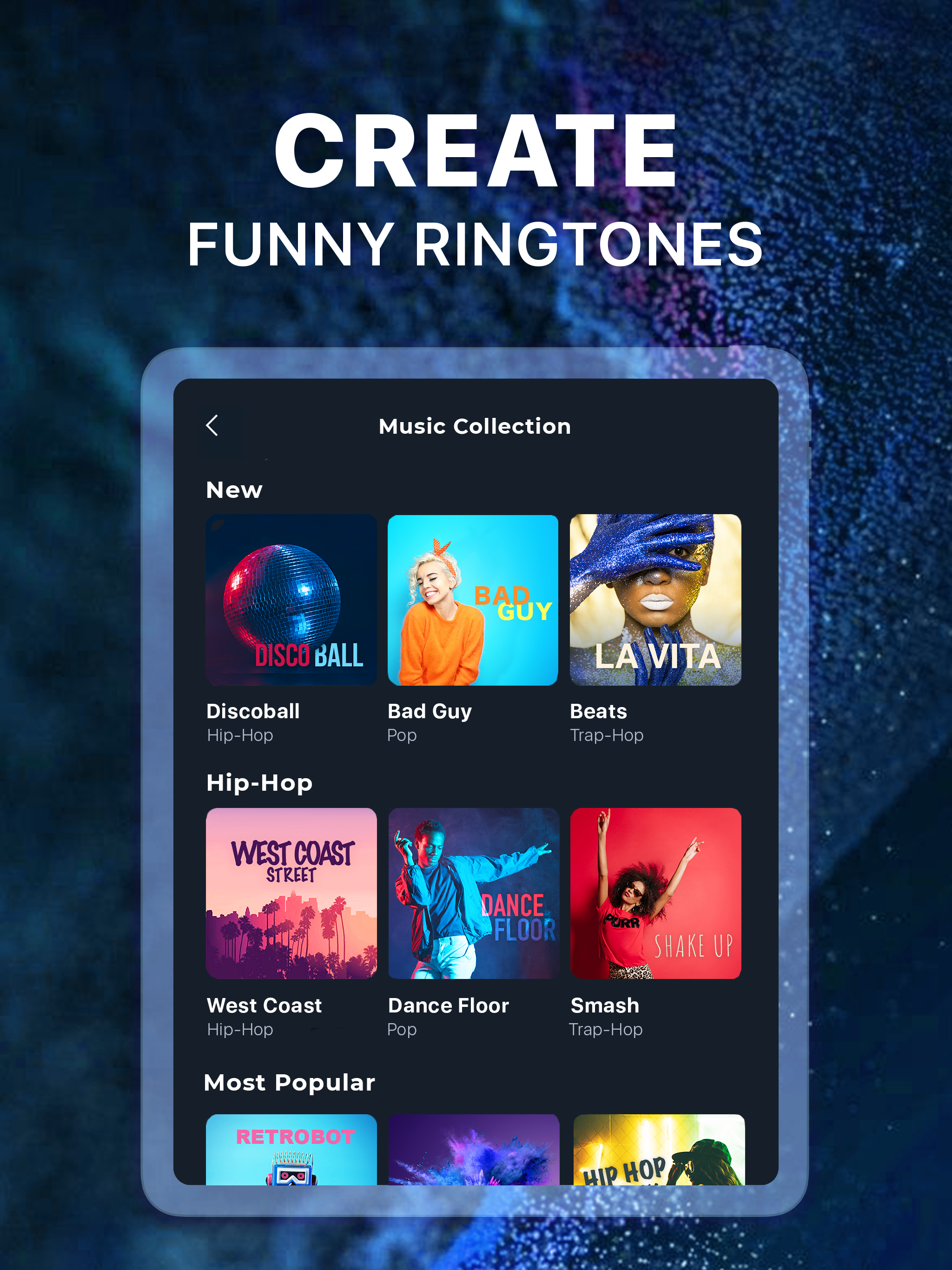 Mee: Live wallpaper, Ringtones