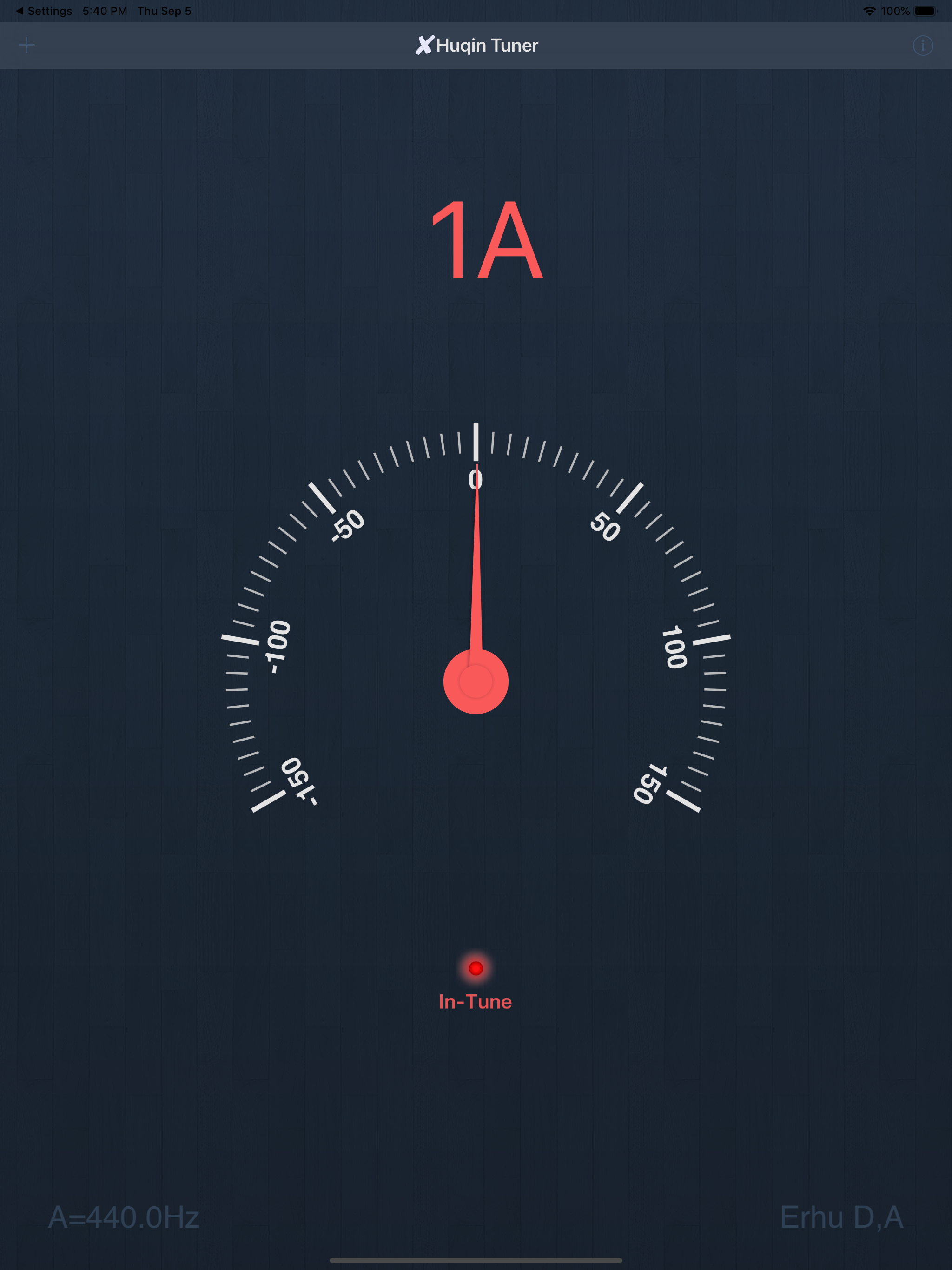 X Huqin Tuner-with Pitch Pipe