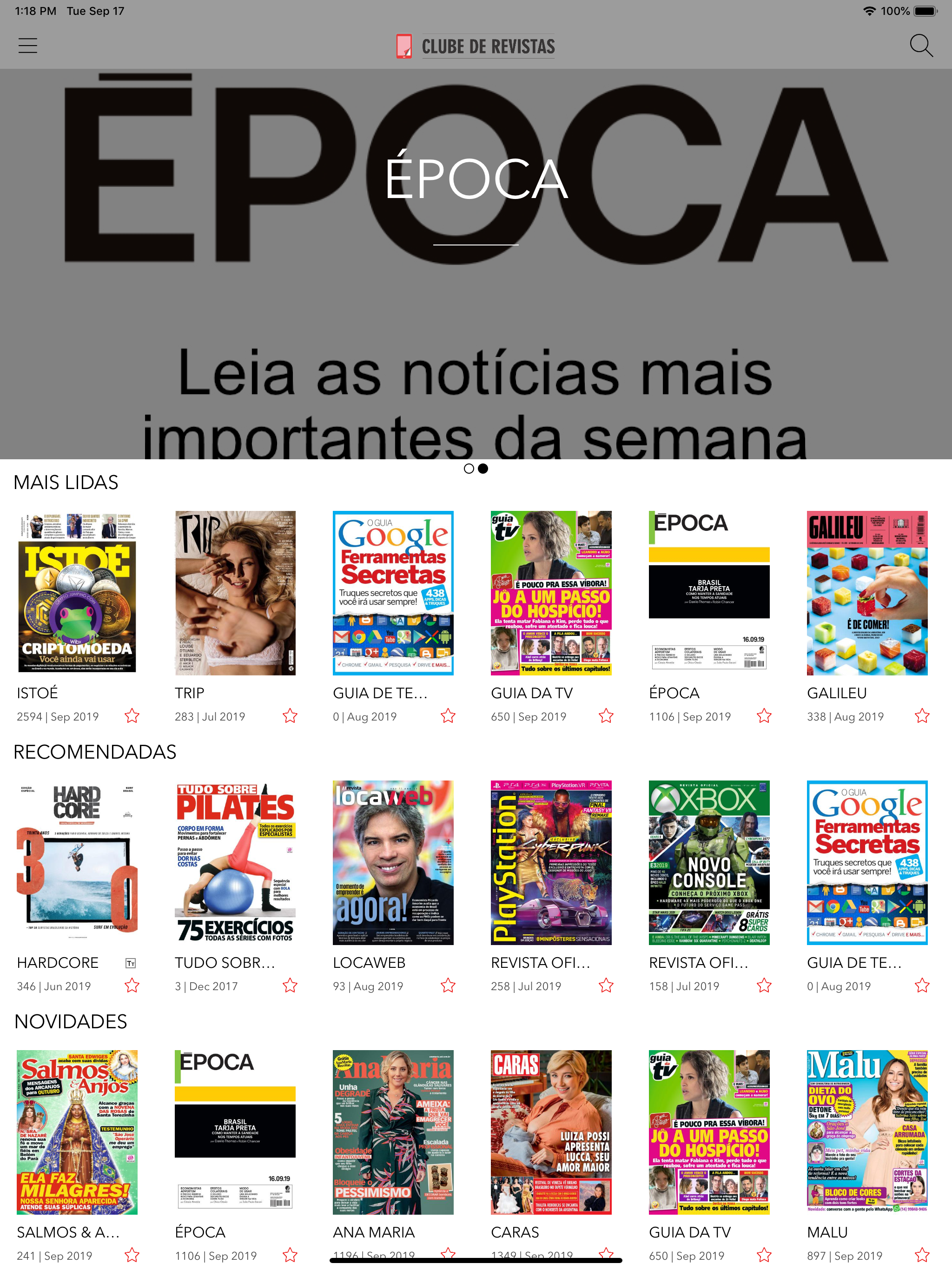 Clube de Revistas screenshot 7