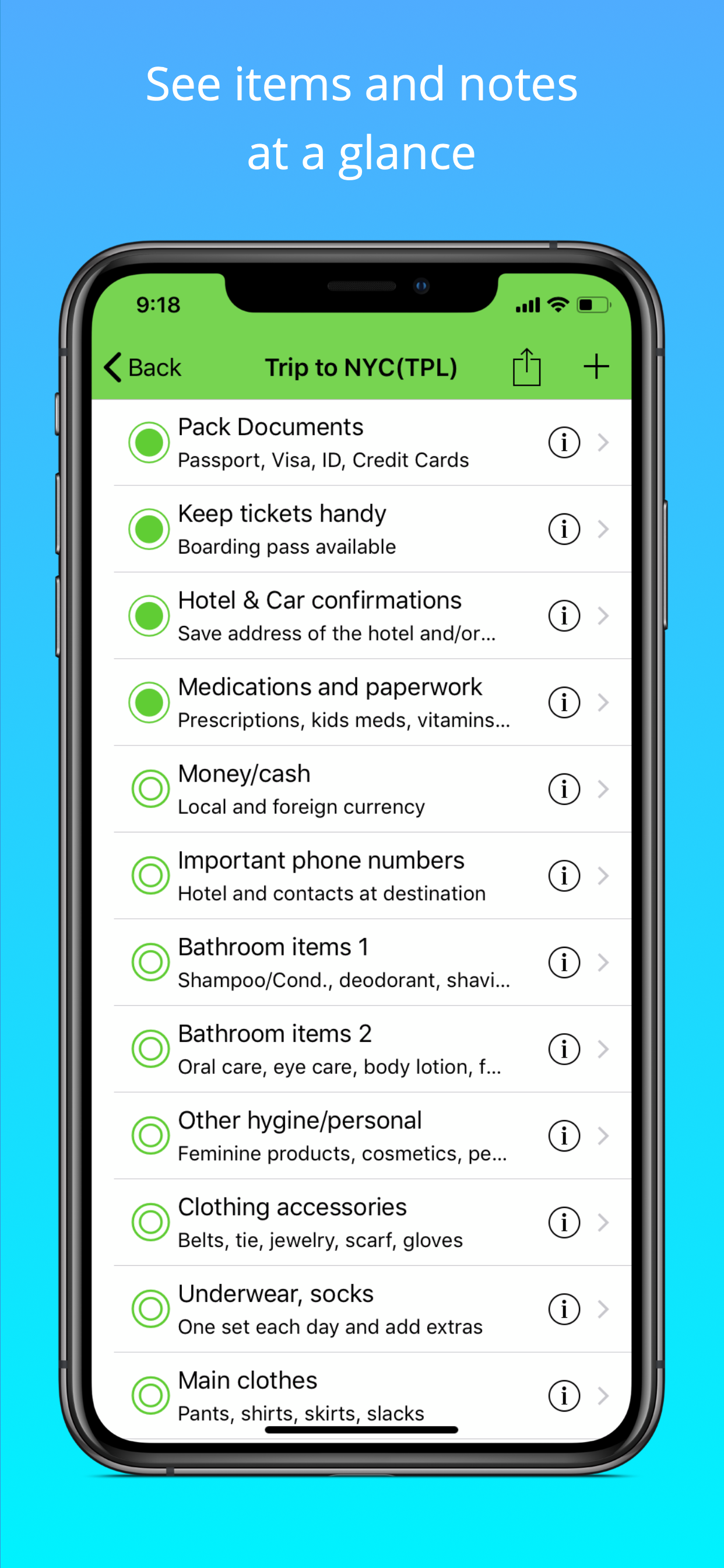 CheckScroll Checklists