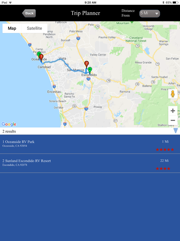 Screenshot #5 pour IDC Trip Planner