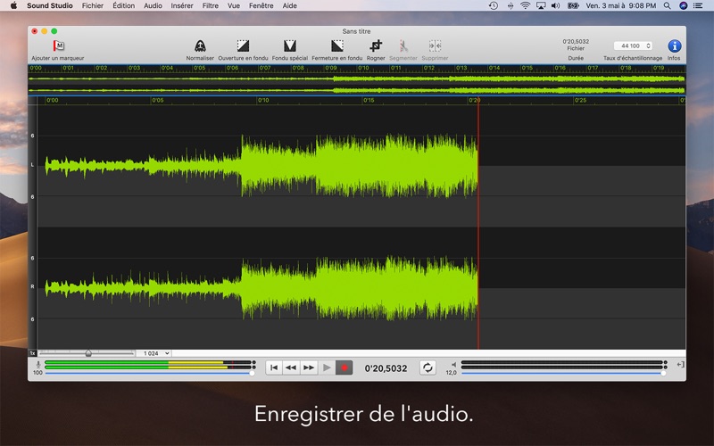 Screenshot #1 pour Sound Studio