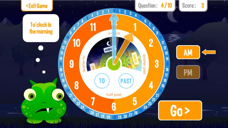 Squeebles Tell The Time screenshot 3 of 10