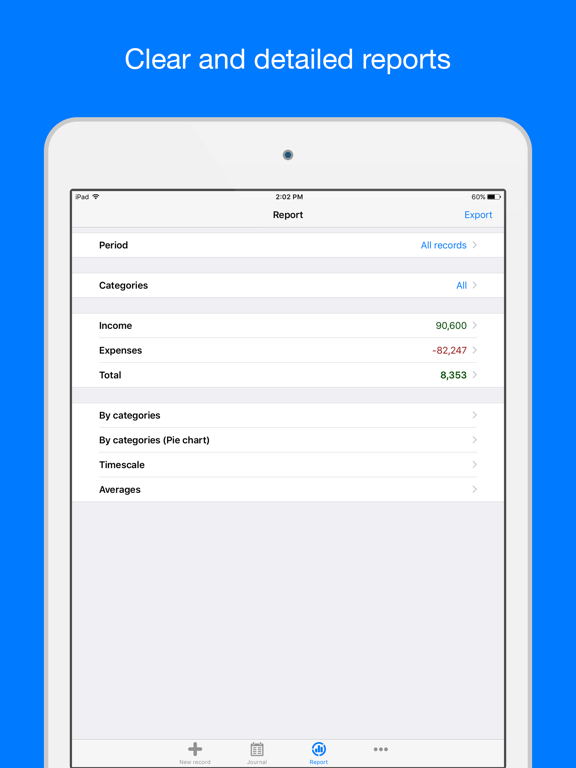 Screenshot #6 pour Filki - Expenses and Income