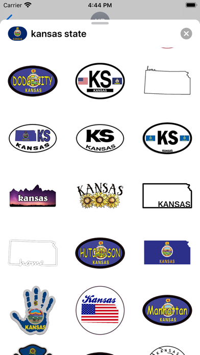 Screenshot #2 pour Kansas emoji - USA stickers