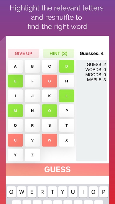 Jotto - Secret Word Game screenshot 4