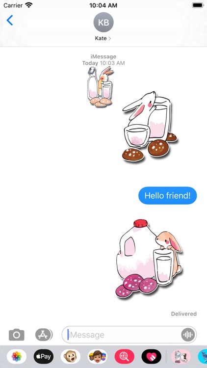 Cookies and Milk Bunnies