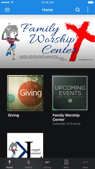 SF Family Worship Center Screenshot