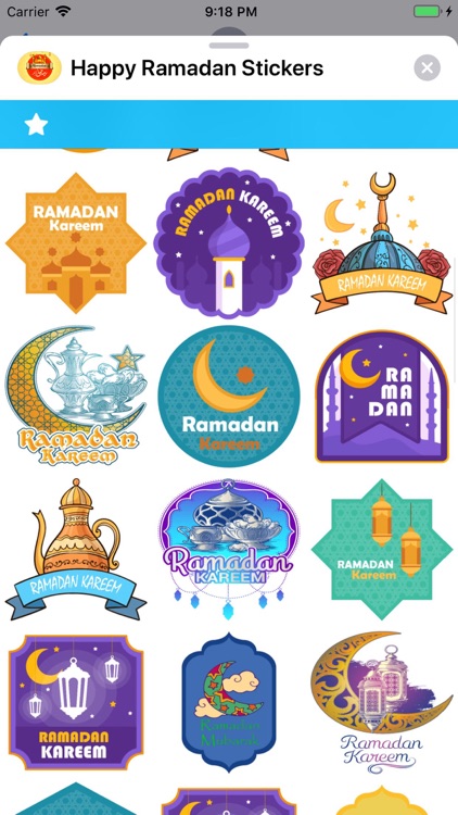 Happy Ramadan Stickers