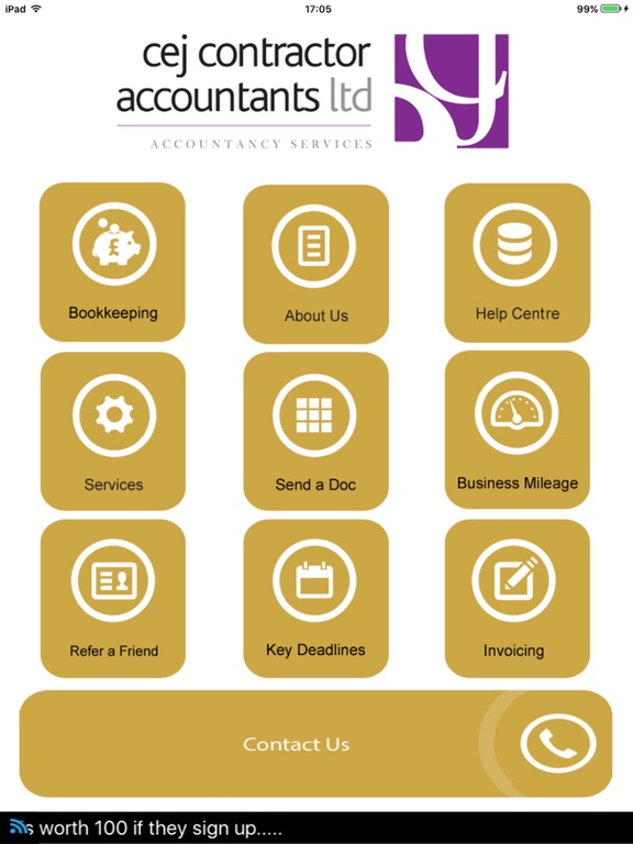 Screenshot #4 pour CEJ Contractor Accountants