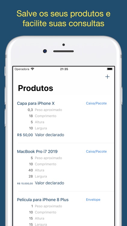 Calcula Frete dos Correios