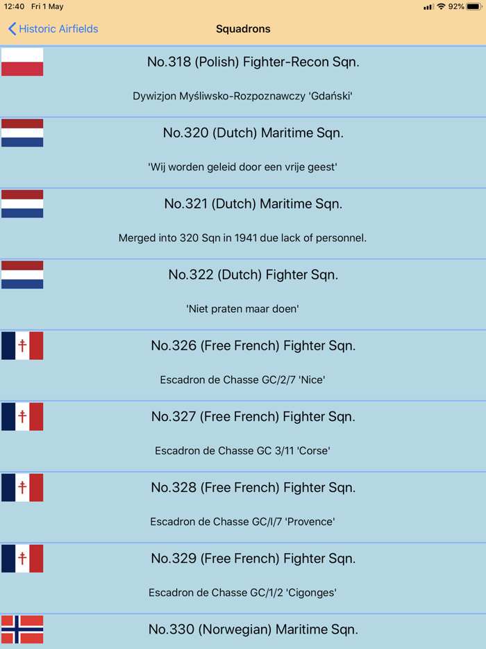 Historic UK Airfields