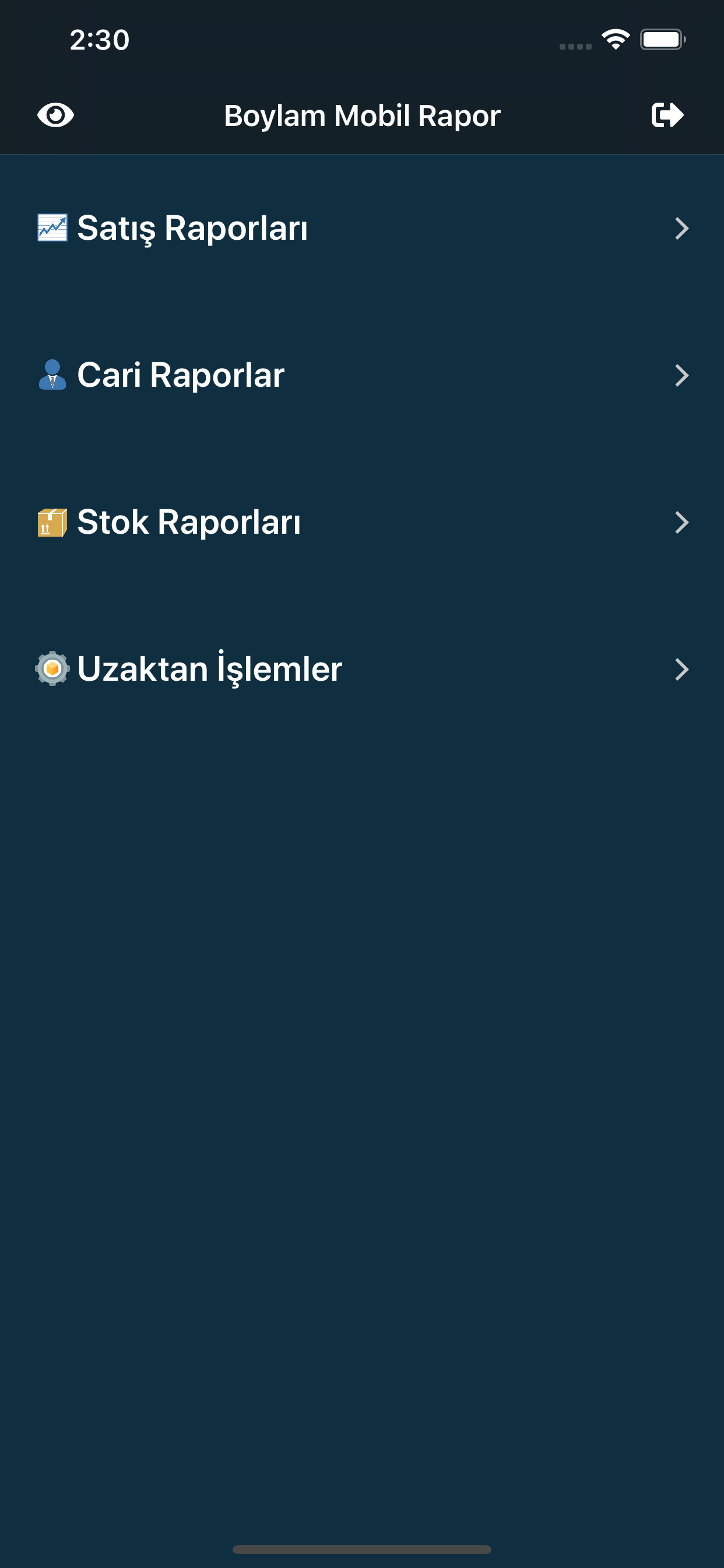 Boylam Mobil Rapor