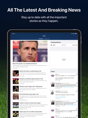 Footy Live for iPad: AFL statsのおすすめ画像5