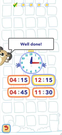 Game screenshot Tell the Time with Bubbimals apk
