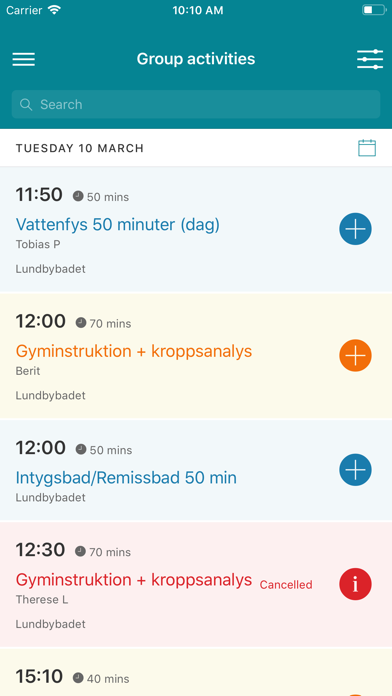 Screenshot #2 pour Gruppträning Idrott & förening