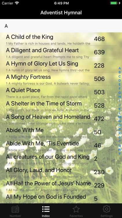 Adventist hymnal screenshot-3