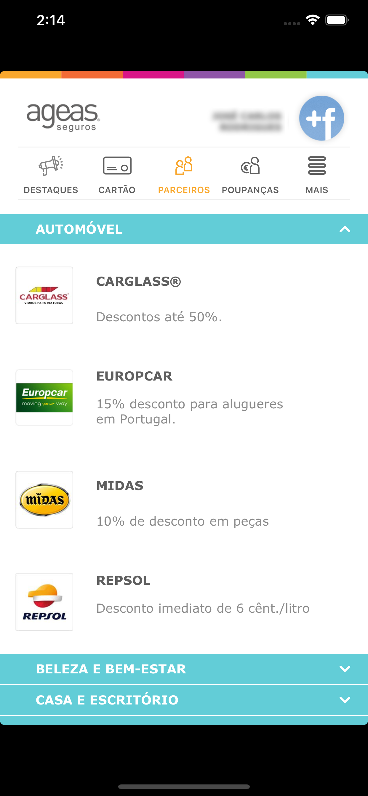 Cartão Mundo Ageas Seguros
