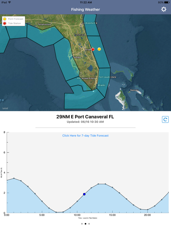 Screenshot #5 pour Fishing Weather Forecast