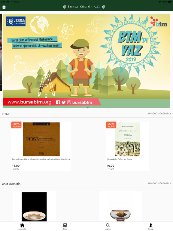 Screenshot #4 pour Bursa Kültür Market