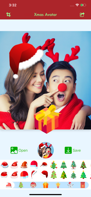 ‎Xmas Avatar: Add Santa Hat Screenshot