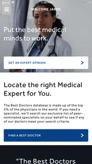 best doctors member app iphone screenshot 1