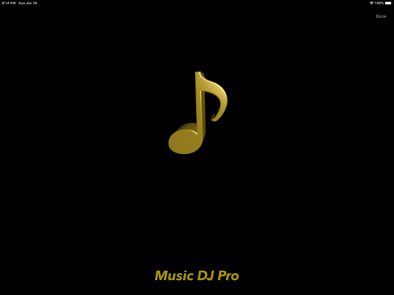 Music DJ Pro iPad screenshot 4 - Music app
