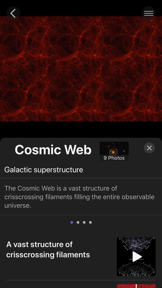 Cosmology screenshot