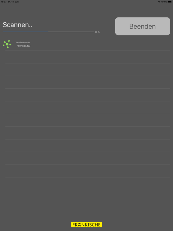 profi-air cockpit iPad screenshot