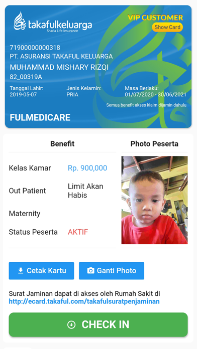 E-Card Takaful Keluarga Screenshot