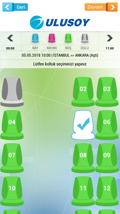 Ulusoy Bilet screenshot 3