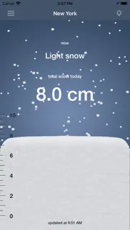 snow today iphone screenshot 1