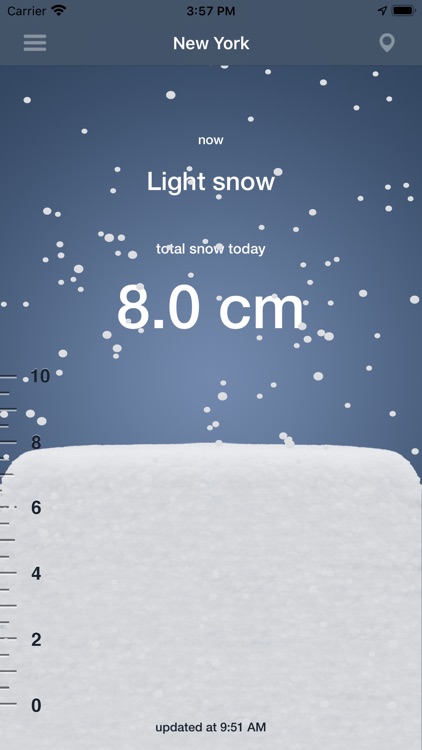 Snow today