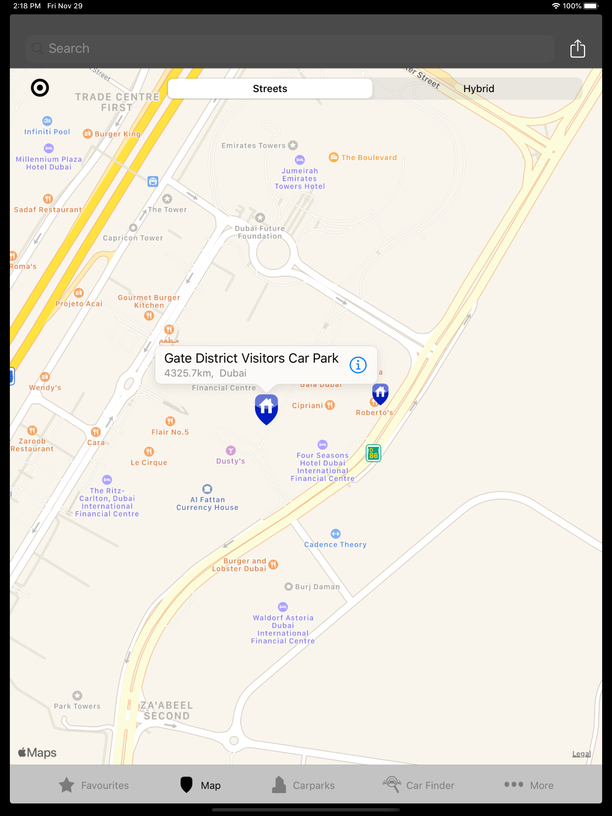 DIFC Car Parking