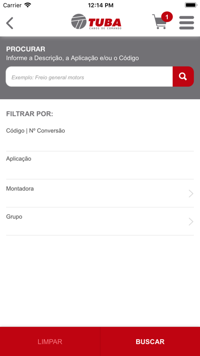 Tuba Cabos - Catálogo Screenshot